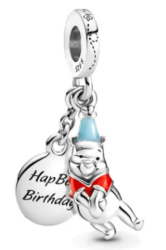 [P467] Charm colgante Winnie the Pooh Happy Birthday
