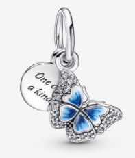 Charm colgante mariposa azul One of a Kind Pandora
