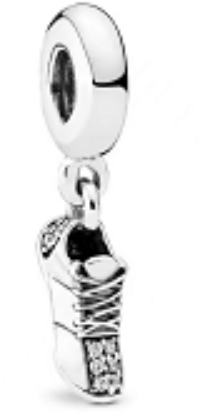 Charm colgante tenis deportivo con pavé Pandora