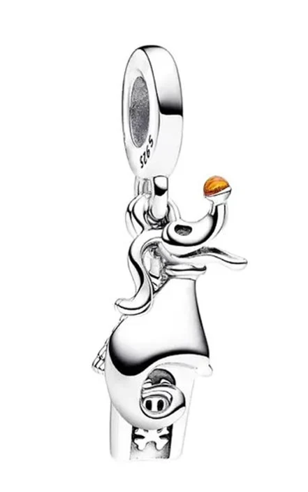 Charm colgante Dumbo con pelota naranja