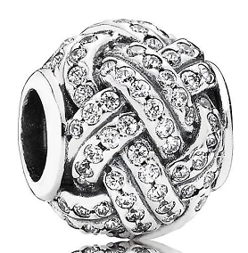Charm Pandora Nudo Entrelazado Pavé