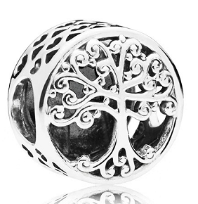 Charm bola calada árbol de la vida