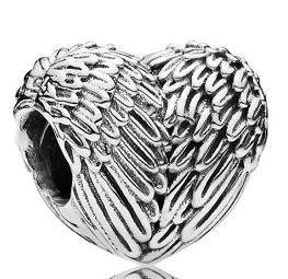 Charm Pandora Corazón Alas de Ángel