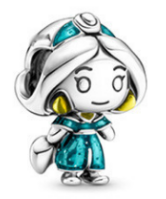 Charm figura princesa turbante y vestido turquesa Pandora