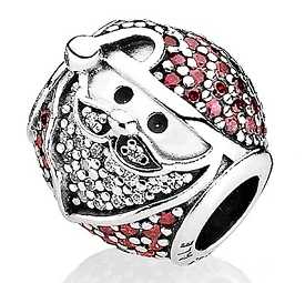 Charm Pandora Mariquita Pavé Rojo