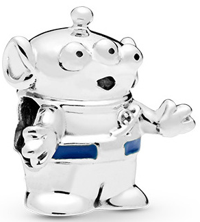 [CH692] Charm Alien Toy Story cinturón azul Pandora