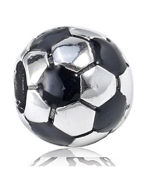 [CH724] Charm balón de fútbol esmalte Pandora