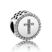Charm Pandora Cruz Pavé Calado