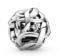 Charm bola de cintas circonias