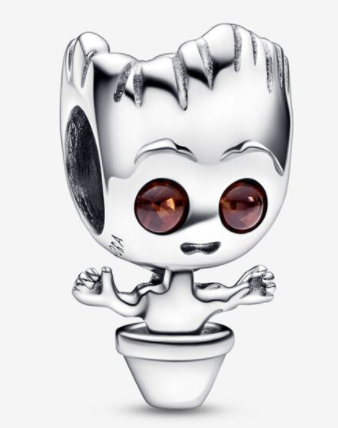 [CH1317] Charm Pandora Baby Groot en maceta