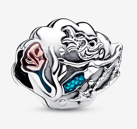 Charm Pandora Ariel concha La Sirenita