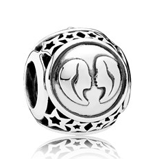 Charm Pandora Signo Géminis Plata