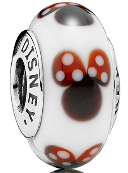 Charm Pandora Disney Minnie Lazo Rojo
