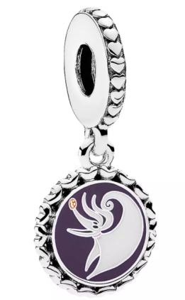 Charm colgante Pandora Ciervo Esmalte Morado