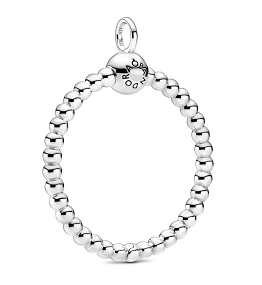 Collar Pandora Aro de Bolitas Grande