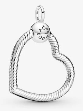 [N84] Collar Pandora portador corazón cuerda Signature