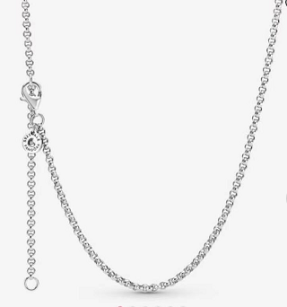 Collar Pandora Cadena con Dije y Circonia