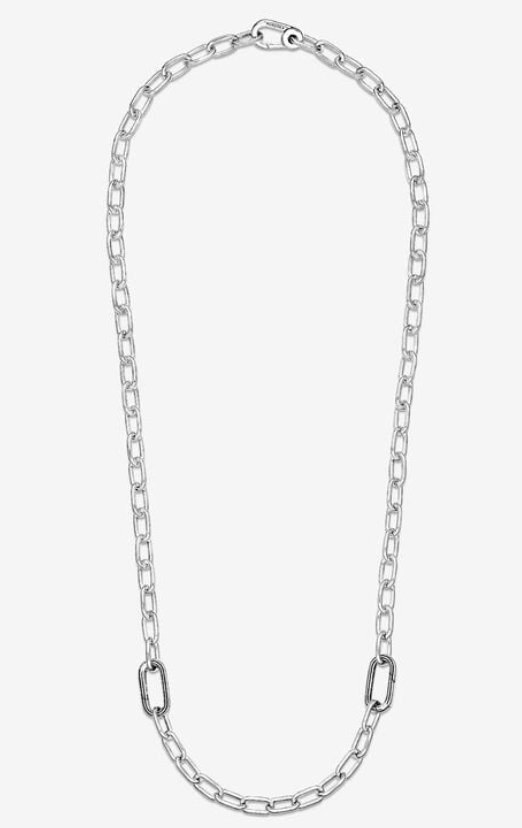 Collar Pandora Cadena Clip Doble Extensión