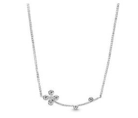 Collar Pandora Racimo Flor Circonias