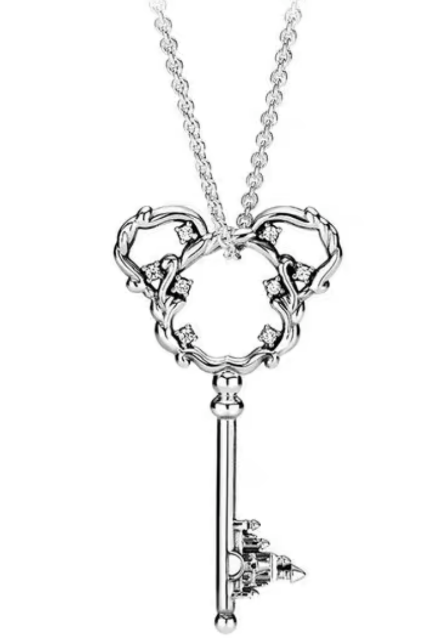 [N97-60CM] Collar Pandora llave Mickey castillo Disney 60cm