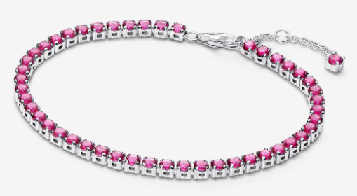 Brazalete Pandora Tenis Circonias Rosa Fucsia