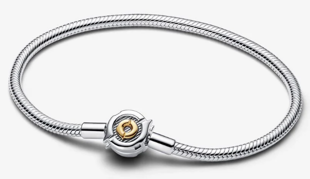 [563190C00] Brazalete Pandora Moments Cierre Bicolor Clásico