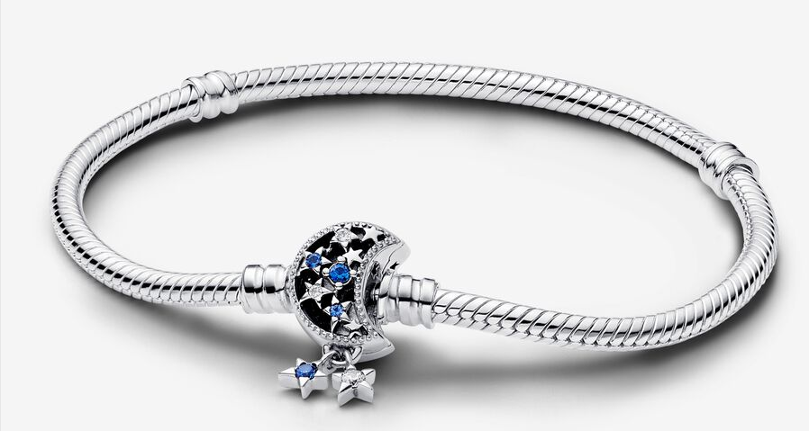 [592819C01] Brazalete Pandora Moments Luna Y Estrellas