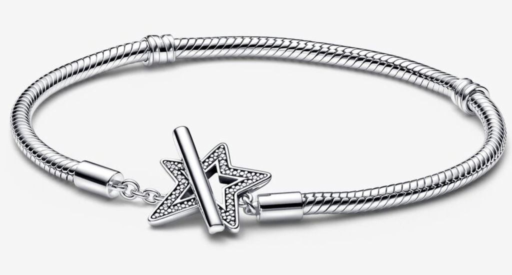 Brazalete Pandora Moments Cierre Estrella Pavé