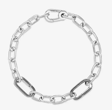 [599662C00-01] Brazalete Pandora ME cadena eslabones grandes plata