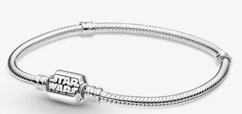 [599254C00] Brazalete Pandora Star Wars logo plata