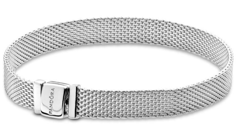 [B63] Brazalete Pandora Reflexions malla plata