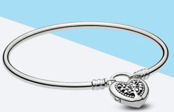 Brazalete Pandora Rígido Candado Árbol de la Vida