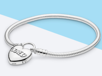 Brazalete Pandora Moments Candado LOVED
