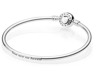 Brazalete Pandora Rígido Frase You Are So Loved