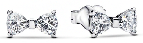 [293542C01] Aretes Pandora Moño Circonia Simple