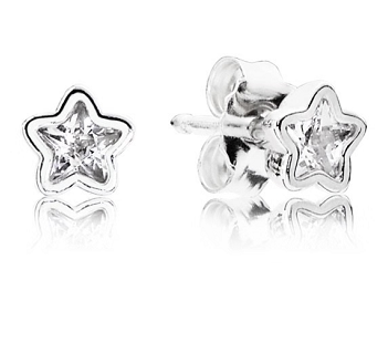 Aretes Pandora estrella circonia central