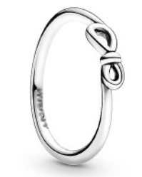 Anillo Pandora Lazo Liso Plata