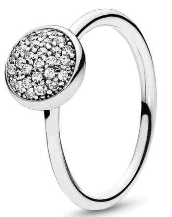 Anillo Pandora Disco Pavé