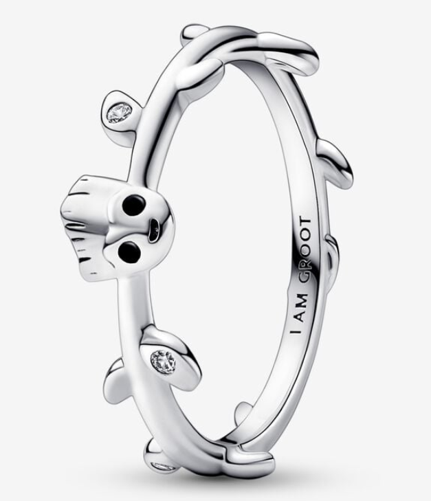 [JZ-315] Anillo Pandora Marvel Groot ramas plata