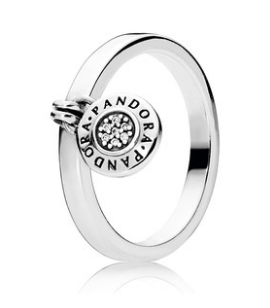 [JZ-167] Anillo Pandora Signature Círculo Plata