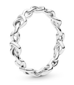 Anillo Pandora Cadena de Eslabones Anudados