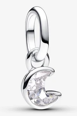 [793364C01] Charm colgante luna creciente circonia Pandora