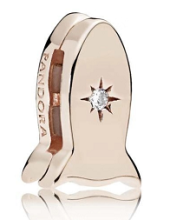 Charm Estrella Fugaz Cápsula Baño Oro Rosa