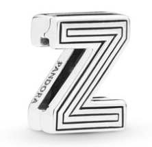 Charm Letra Z Pandora Plata