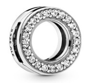 Charm Pandora aro pavé de circonias