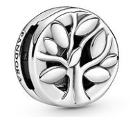 Charm Pandora árbol de la vida plata