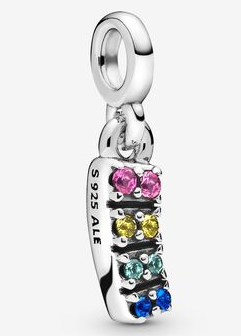 [ME-1] Charm Pandora ME Barra Circonias Multicolor