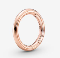 Charm Pandora ME eslabón circular baño oro rosa