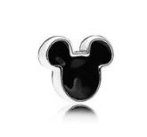 [796344EN16] Charm Mickey Mouse esmalte negro Pandora