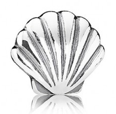 [792180] Charm Pandora concha de mar plata